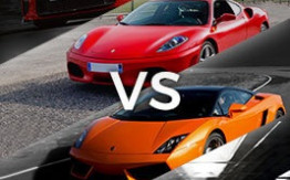 Jazda Audi vs Lamborghini vs Ferrari vs Nissan – Tor Krzywa