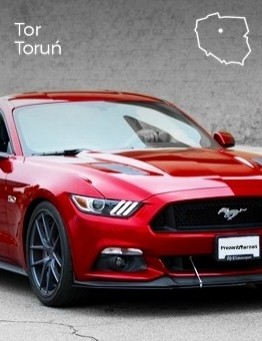Jazda za kierownicą Forda Mustanga – Tor Toruń
 Ilość okrążeń-1 okrążenie