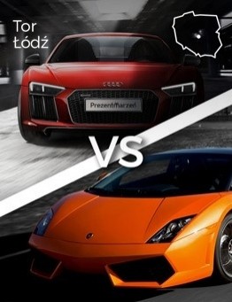 Jazda Lamborghini Gallardo vs Audi R8 – Tor Łódź