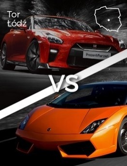 Jazda Lamborghini Gallardo vs Nissan GT-R – Tor Łódź