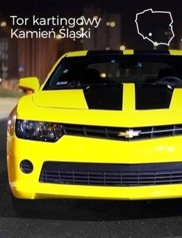 Jazda Chevroletem Camaro jako pasażer – Tor kartingowy Kamień Śląski