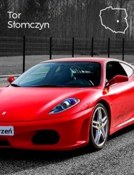 Jazda za kierownicą Ferrari F430 – Tor Słomczyn
 Ilość okrążeń-1 okrążenie