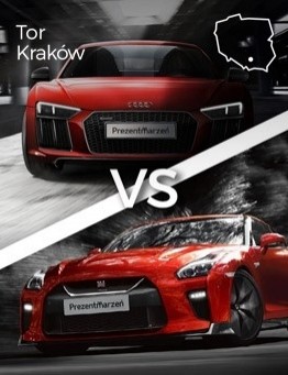 Jazda Audi R8 vs Nissan GT-R – Tor Kraków