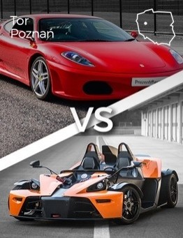 Jazda Ferrari F430 vs KTM X-BOW – Tor Poznań