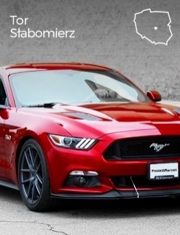 Jazda Fordem Mustangiem jako pasażer – Tor Słabomierz