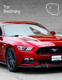 Jazda Fordem Mustangiem jako pasażer – Tor Bednary