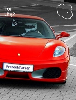 Jazda Ferrari dla dziecka jako pasażer – Tor Ułęż
