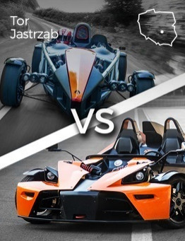 Jazda Ariel Atom vs KTM X-BOW – Tor Jastrząb