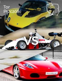 Jazda Ferrari vs Lotus vs Formuła Jedi – Tor Pszczółki
