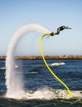 Flyboard - ewolucje na wodzie w Gdańsku