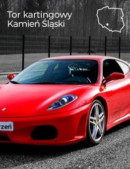 Jazda za kierownicą Ferrari F430 – Tor kartingowy Kamień Śląski
 Ilość okrążeń-1 okrążenie